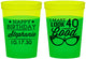 Custom Birthday 16 oz Color Changing Cups - 40th | 20048