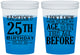 Custom Birthday 16 oz Color Changing Cups - 25th | 20054