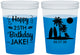 Custom Birthday 16 oz Color Changing Cups - 25th Beach | 20079