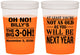 Custom Birthday 16 oz Color Changing Cups - 30th Big 3 Oh | 20125