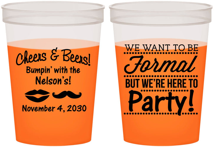Custom Birthday 16 oz Color Changing Cups - Cheers Beers Formal | 20133