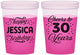 Custom Birthday 16 oz Color Changing Cups - Cheers To 30 Years | 20142