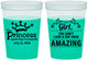 Custom Birthday 16 oz Color Changing Cups - 40th Princess | 20152