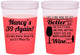 Custom Birthday 16 oz Color Changing Cups - 40th Wine | 20154