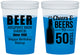 Custom Birthday 16 oz Color Changing Cups - Cheers Beers To 50 Years | 20160