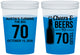 Custom Birthday 16 oz Color Changing Cups - Cheers Beers To 70 Years | 20161