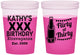Custom Birthday 16 oz Color Changing Cups - 30th Flirty At Thirty | 20191