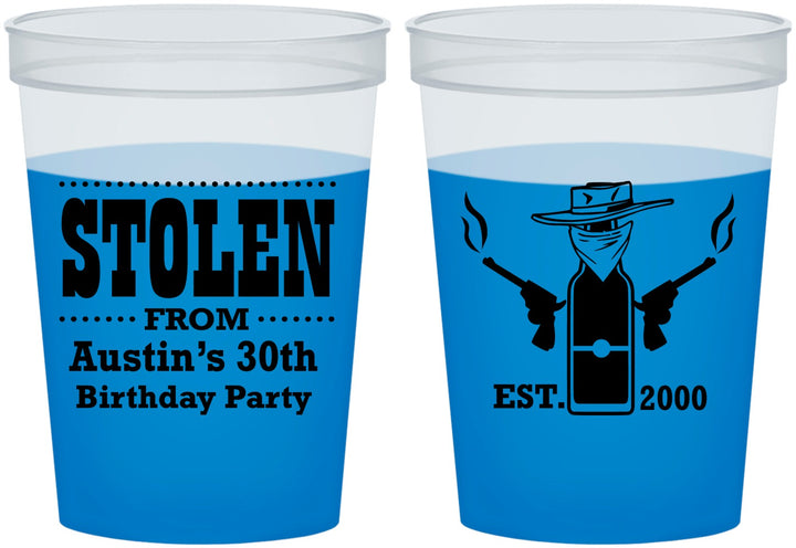 Custom Birthday 16 oz Color Changing Cups - 30th | 20194