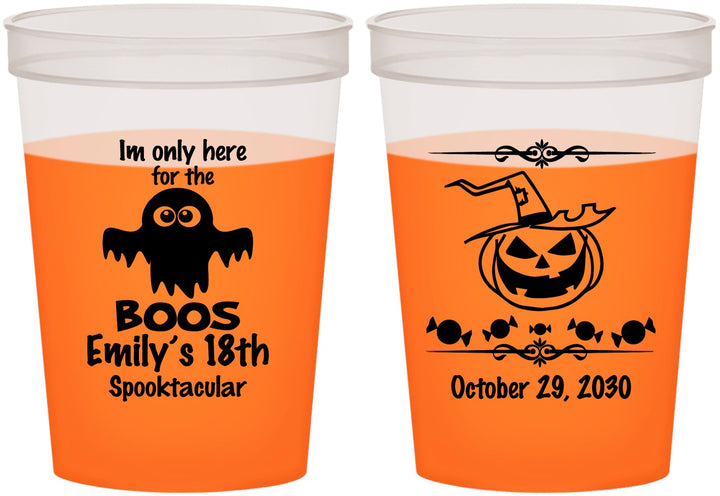 Custom Birthday 16 oz Color Changing Cups - 18th Halloween | 20199