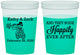 Custom Wedding 16 oz Color Changing Cups - Happily Ever After Tractor | 202
