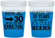 Custom Birthday 16 oz Color Changing Cups - Cheers To 30 Years | 20219