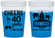 Custom Birthday 16 oz Color Changing Cups - 40th Beach | 20226