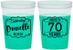 Custom Birthday 16 oz Color Changing Cups - Cheers To 70 Years | 20227