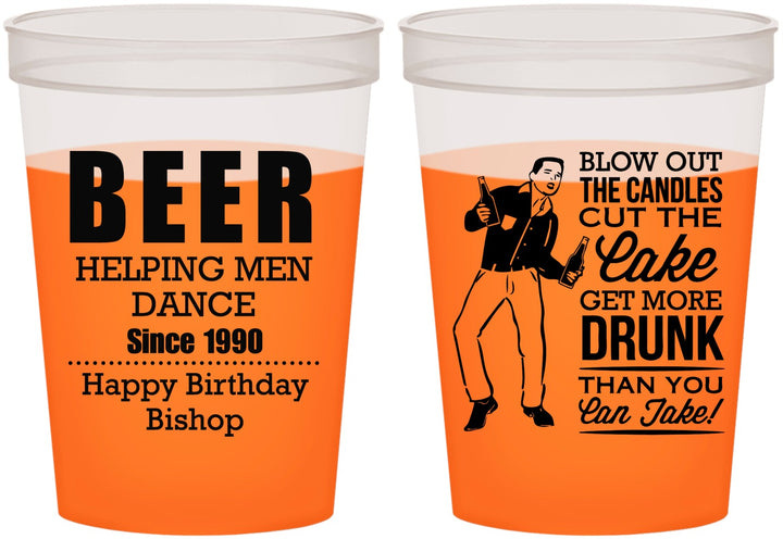 Custom Birthday 16 oz Color Changing Cups - 40th | 20231