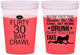 Custom Birthday 16 oz Color Changing Cups - 30th Bar Crawl | 20233