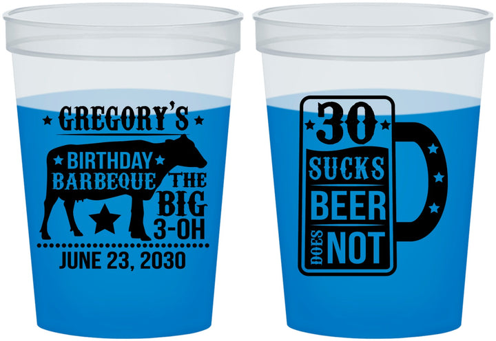 Custom Birthday 16 oz Color Changing Cups - 30th | 20248
