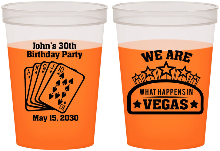 Custom Birthday 16 oz Color Changing Cups - 20th Las Vegas | 20263