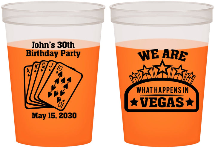 Custom Birthday 16 oz Color Changing Cups - 20th Las Vegas | 20263