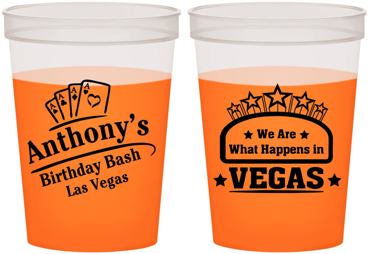 Custom Birthday 16 oz Color Changing Cups - Las Vegas | 20264