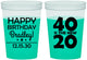 Custom Birthday 16 oz Color Changing Cups - 40 Is The New 20 | 20269
