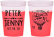 Custom Wedding 16 oz Color Changing Cups - Love In Air Hot Air Balloon | 210
