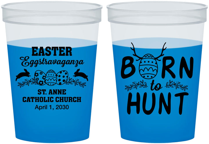 Custom Easter 16 oz Color Changing Cups - Born To Hunt | 210001