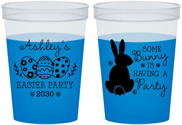 Custom Easter 16 oz Color Changing Cups - Bunny Eggs | 210017