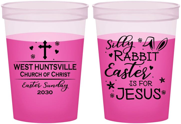 Custom Easter 16 oz Color Changing Cups - Easter Is For Jesus | 210022