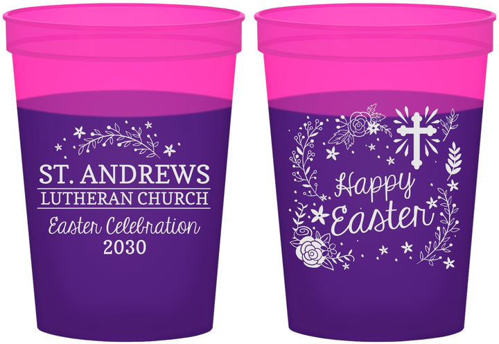 Custom Easter 16 oz Color Changing Cups - Easter Sunday | 210028