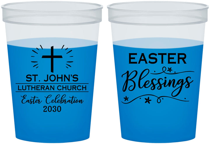 Custom Easter 16 oz Color Changing Cups - Easter Blessings Church | 210029