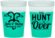 Custom Wedding 16 oz Color Changing Cups - The Hunt Is Over Duck | 217