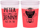 Custom Wedding 16 oz Color Changing Cups - Hot Air Balloon | 219