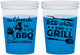 Custom 4th Of July 16 oz Color Changing Cups - Red White Grill | 220005