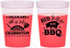 Custom 4th Of July 16 oz Color Changing Cups - Red White Bbq | 220008