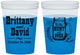 Custom Wedding 16 oz Color Changing Cups - The Hunt Is Over Mason Jar | 223