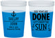 Custom Wedding 16 oz Color Changing Cups - Vows Are Done Nautical | 228