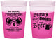 Custom Awareness 16 oz Color Changing Cups - Brats Boobs Beer | 230012