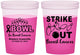 Custom Awareness 16 oz Color Changing Cups - Bowling Strike Out | 230015
