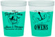 Custom Wedding 16 oz Color Changing Cups - The Perfect Catch | 232