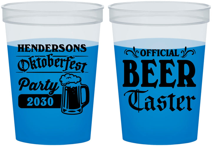 Custom Oktoberfest 16 oz Color Changing Cups - Beer Taster | 240000