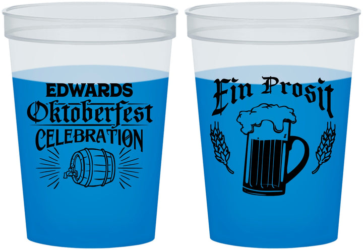 Custom Oktoberfest 16 oz Color Changing Cups - Ein Prosit | 240002