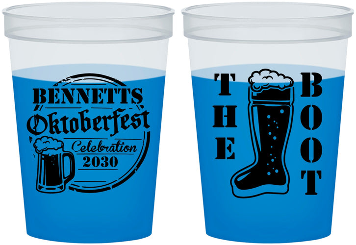 Custom Oktoberfest 16 oz Color Changing Cups - Boot | 240004