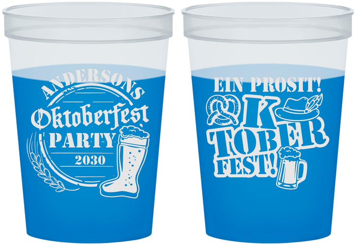 Custom Oktoberfest 16 oz Color Changing Cups - Ein Prosit | 240005