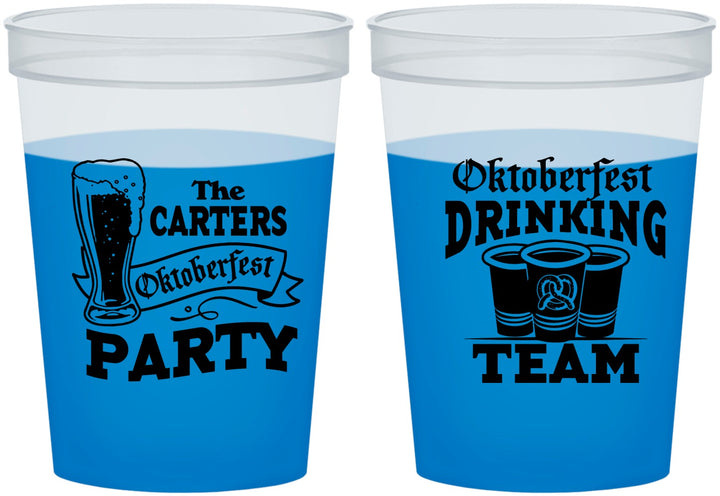Custom Oktoberfest 16 oz Color Changing Cups - Drinking Team | 240018