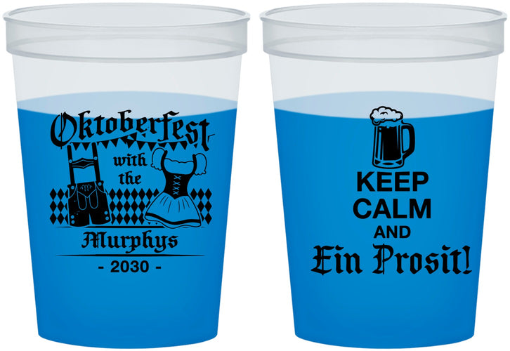 Custom Oktoberfest 16 oz Color Changing Cups - Ein Prosit | 240019