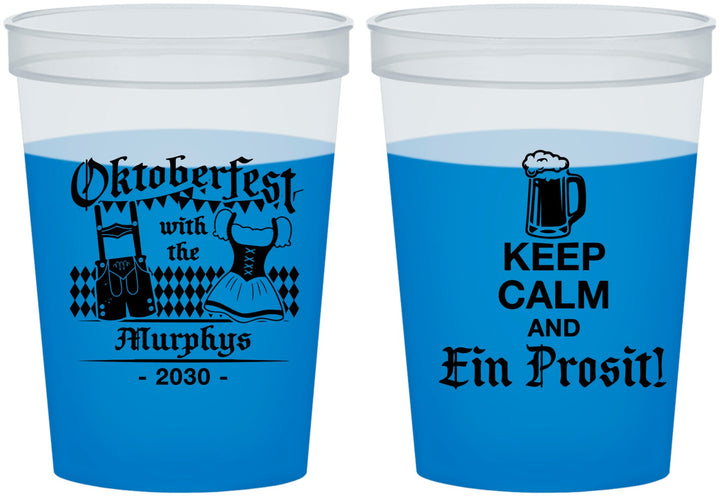 Custom Oktoberfest 16 oz Color Changing Cups - Ein Prosit | 240019