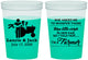 Custom Wedding 16 oz Color Changing Cups - Farmer Tractor | 244