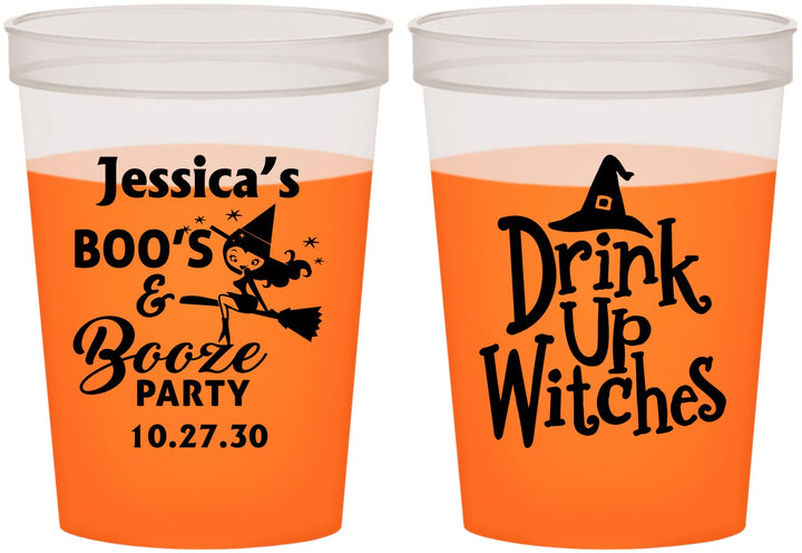 Custom Halloween 16 oz Color Changing Cups - Drink Up Witches | 250001