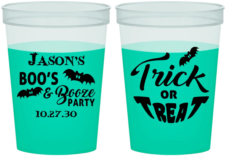 Custom Halloween 16 oz Color Changing Cups - Trick Or Treat | 250002