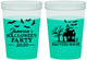 Custom Halloween 16 oz Color Changing Cups - Haunted House | 250006